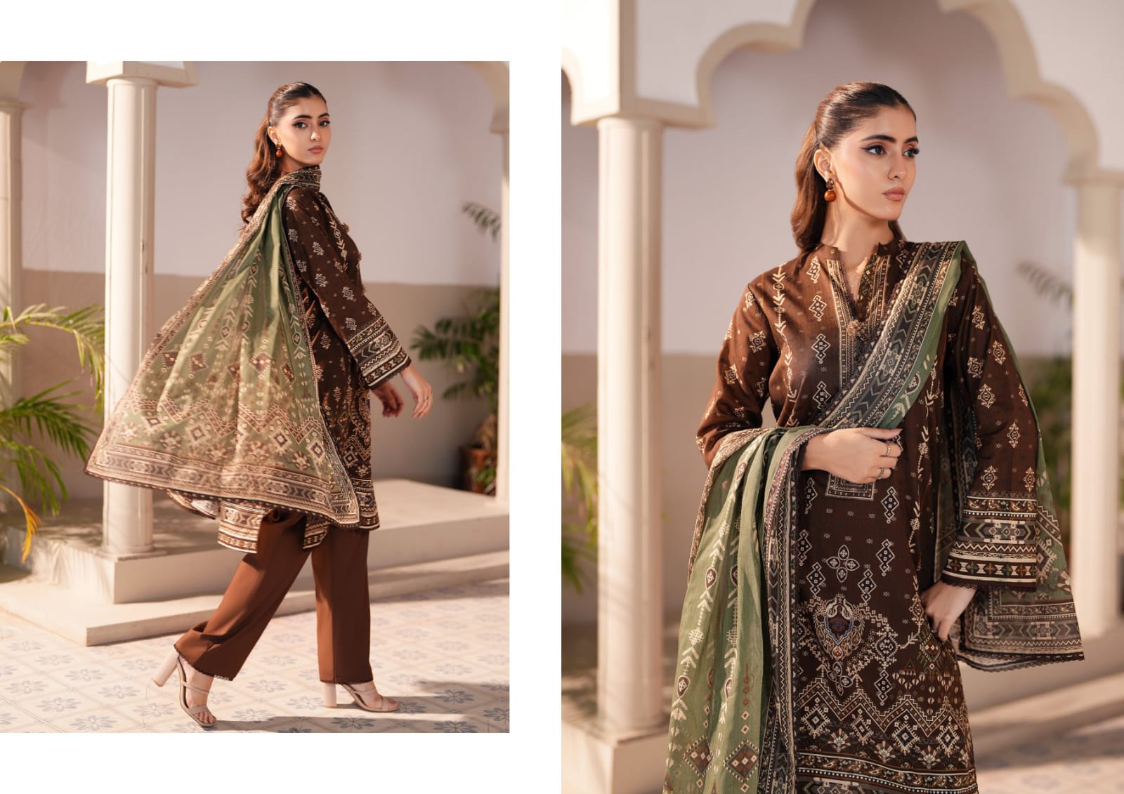 Jacquard Bindi Printed Ladies 3PC Unstitched Suit | Summer 2026 Collection Vol-01 | Regalia Textile