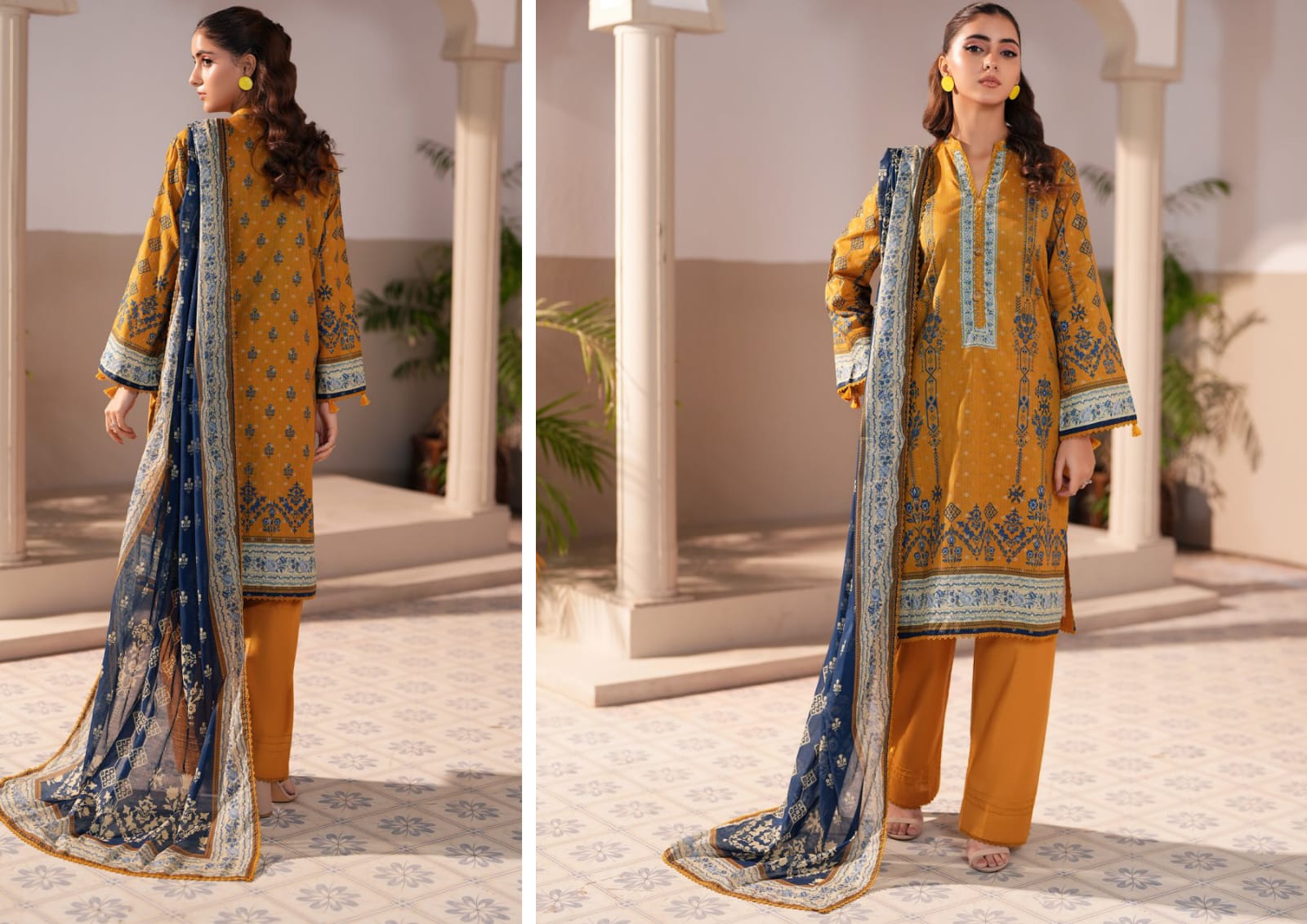 Jacquard Bindi Printed Ladies 3PC Unstitched Suit | Summer 2026 Collection Vol-01 | Regalia Textile