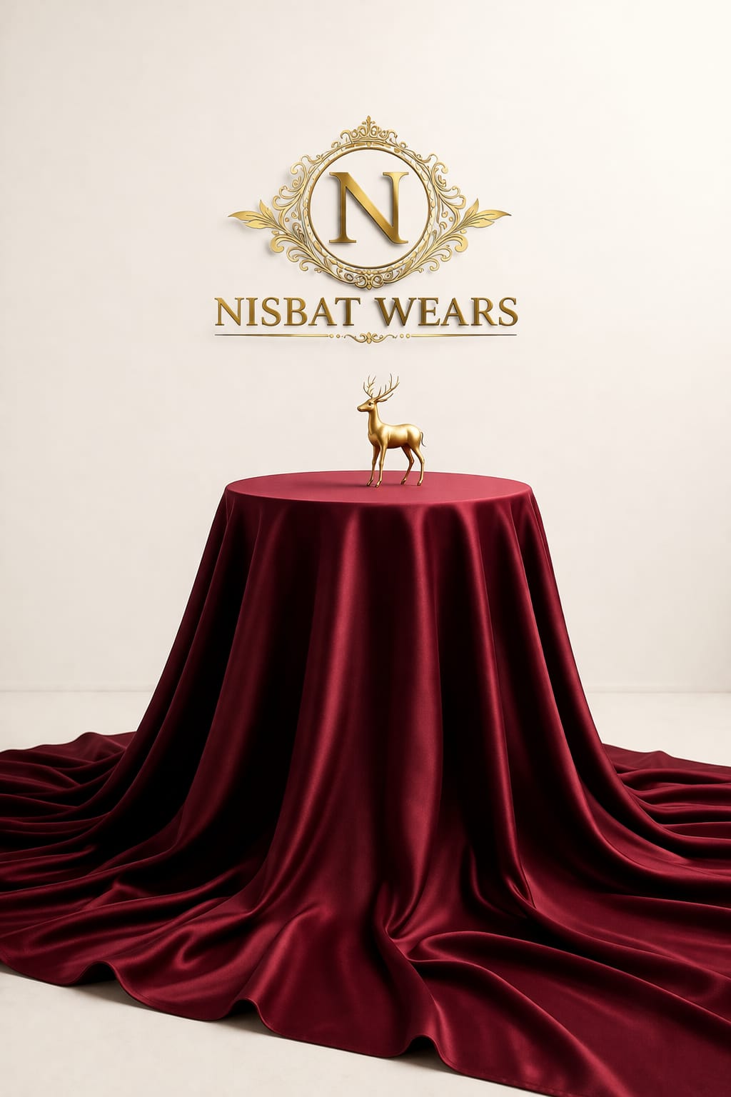 SHABBIR- Premium Unstitched | Maroon Color Wash & Wear