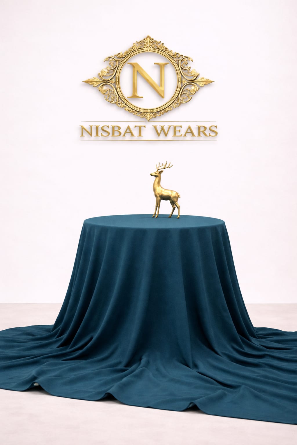 SHABBIR- Premium Unstitched | Teal Color Wash & Wear